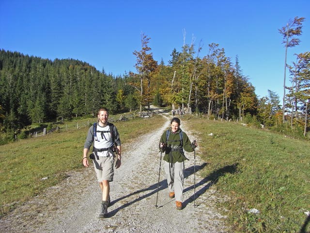 Norbert, Gudrun, Daniela und Christoph zwischen T&uuml;rnitzer H&uuml;tte und Stadelbergkamm