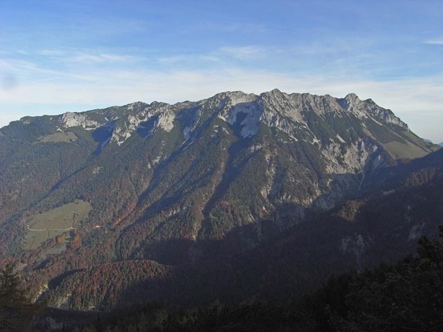 Zahmer Kaiser vom K&uuml;hkar aus (11. Okt.)