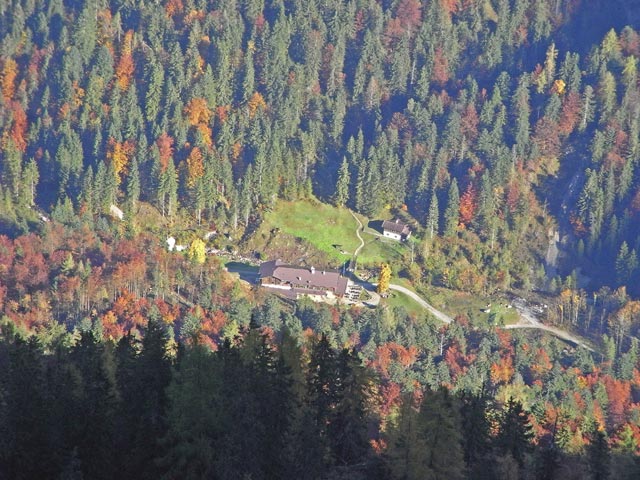 Hinterb&auml;renbad vom Kufsteiner Klettersteig aus (11. Okt.)