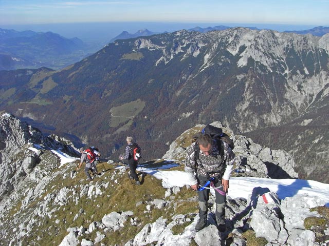 Erich auf auf Weg 821 zwischen Oberem Gamskark&ouml;pfl und Sonneck (11. Okt.)