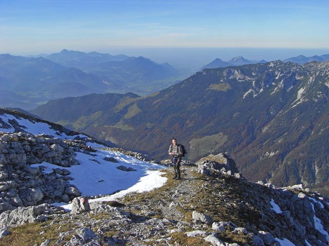 Erich auf Weg 821 zwischen Sonneck und Oberem Gamskark&ouml;pfl (11. Okt.)