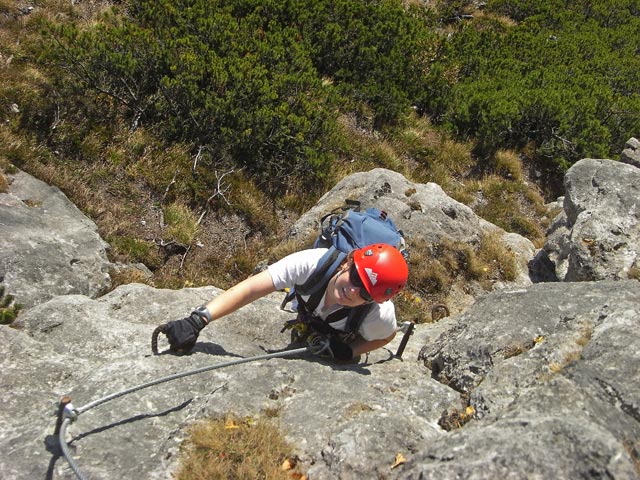Hundskopf-Klettersteig: Daniela (12. Okt.)