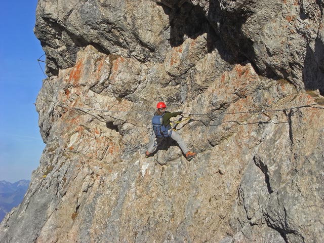 Unterer Stripsenkopf-Klettersteig: Daniela (12. Okt.)