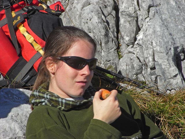 Daniela am Jahrlingboden (18. Okt.)