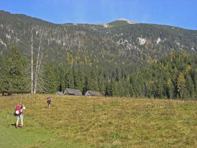 Christoph und Gudrun auf der H&ouml;rantalm (19. Okt.)