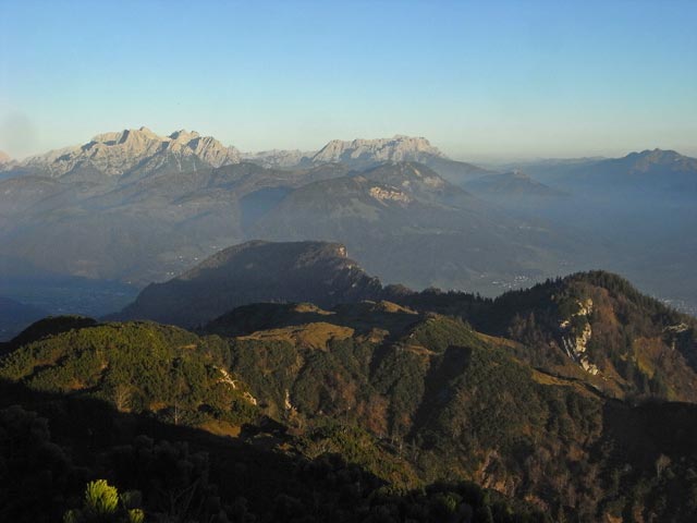 Loferer Steinberge und Leoganger Steinberge vom Goinger Gamsk&ouml;gerl aus (25. Okt.)