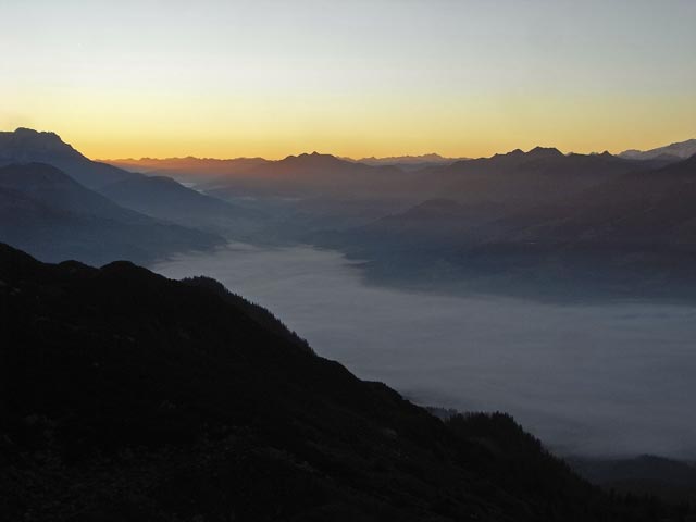 von der alten Ackerlh&uuml;tte Richtung S&uuml;dosten (26. Okt.)