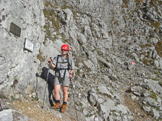 Daniela im &Ouml;stlichem Hochgrubachkar (26. Okt.)