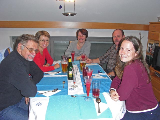 Papa, Mama, Andrea, Wolfgang und Daniela