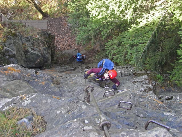 Irene und Daniela im Einstieg