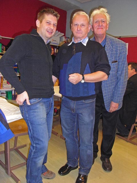 J&uuml;rgen, Ernst, Helmut im Absolventencafe