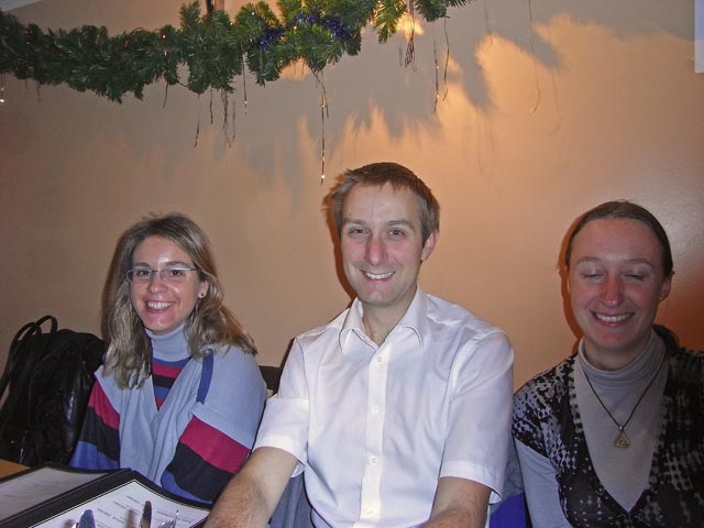 Doris, ich und Carmen im Plutzer Br&auml;u