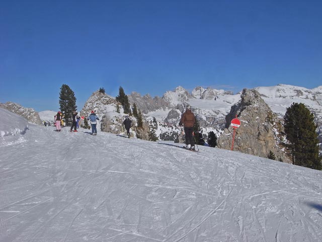 Piste des Sessellifts Citt&agrave; dei Sassi (8. Dez.)