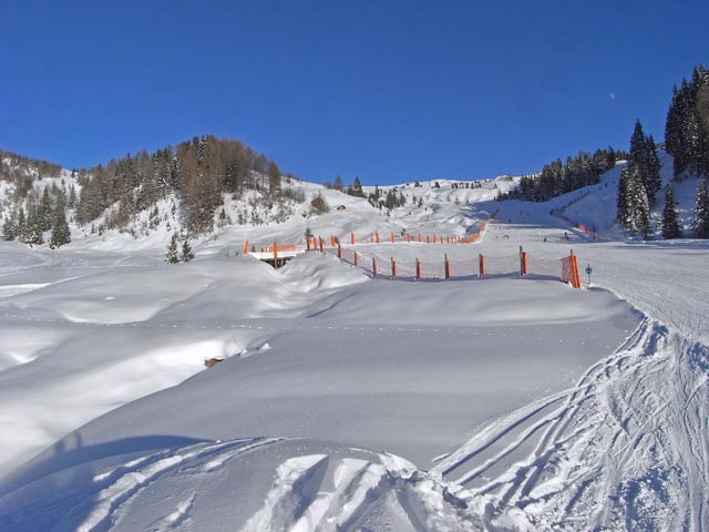 Piste des Sessellifts Pralongi&agrave; (8. Dez.)