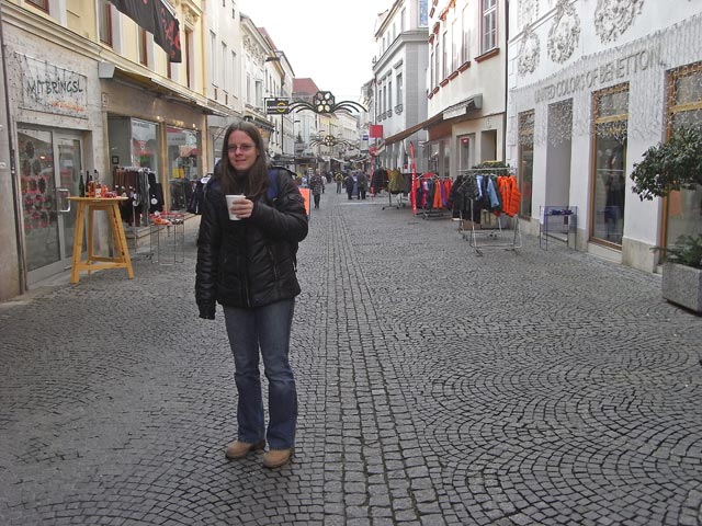 Daniela in der Unteren Landstraße