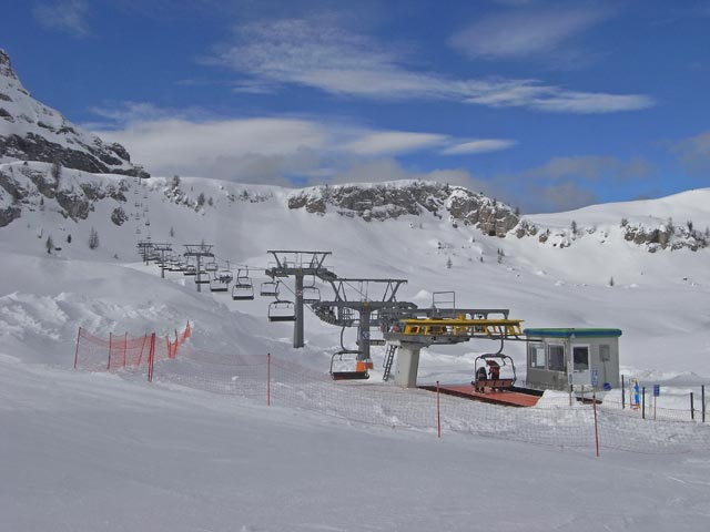 Talstation des Sessellifts Mesola (22. Dez.)