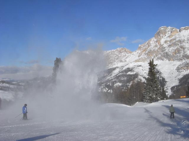 Abfahrt vom Pralongi&agrave; nach St. Kassian (23. Dez.)