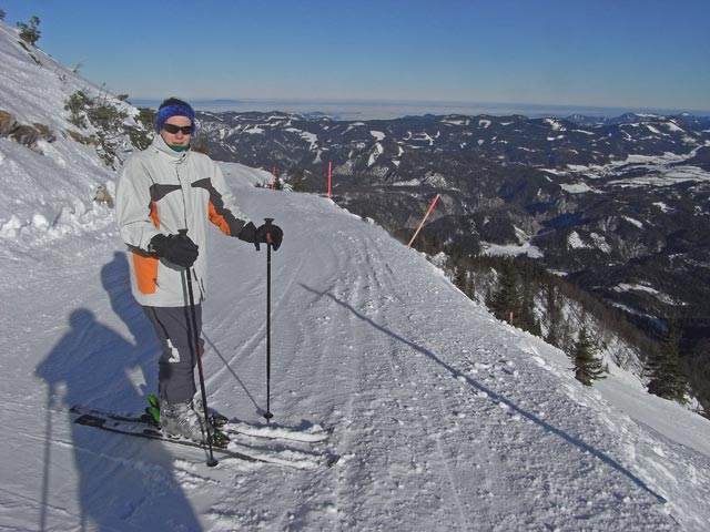 Daniela auf der Familienabfahrt (31. Dez.)