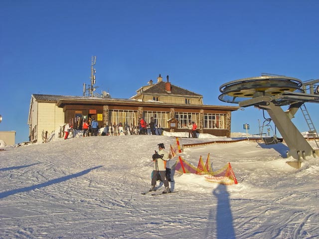 Terzer Haus und Bergstation der Gipfelbahn, 1.626 m (31. Dez.)