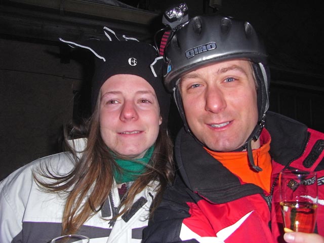 Daniela und ich beim Terzer Haus, 1.626 m (1. J&auml;n.)