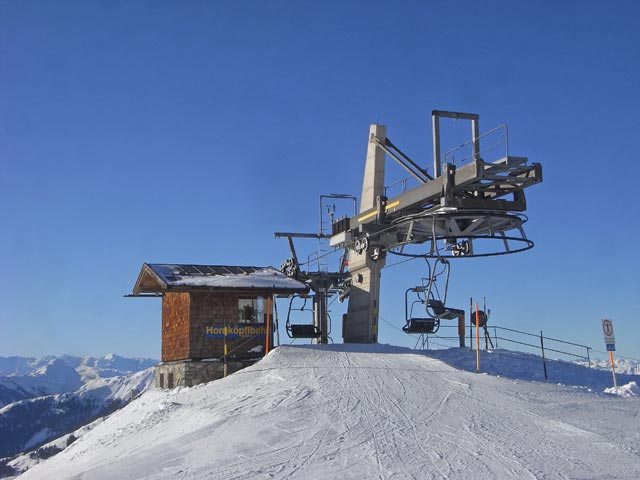 Bergstation des Sessellifts Hornk&ouml;pfl (11. J&auml;n.)