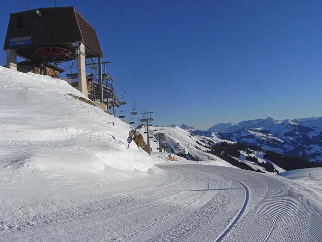 Bergstation des Sessellifts Kasereck (12. J&auml;n.)