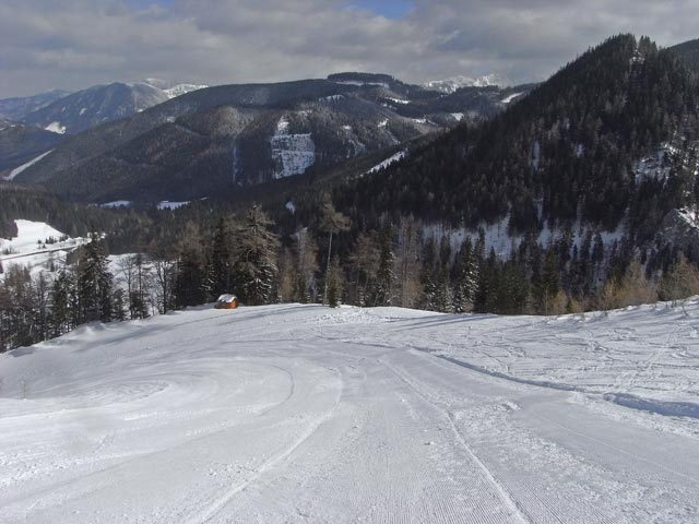 Abfahrt der Gaiberglifte