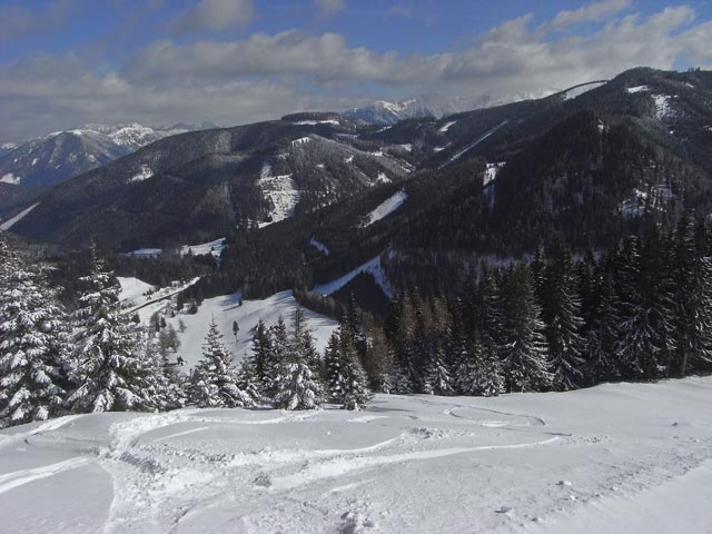 freies Gel&auml;nde bei den Gaibergliften