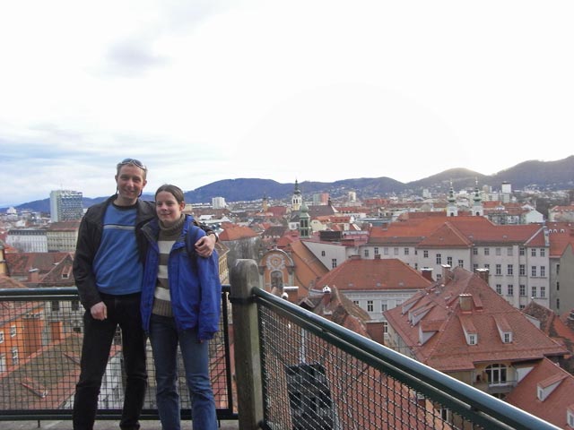 Ich und Daniela am Felsensteig (15. M&auml;rz)