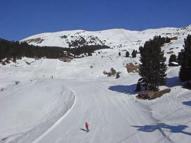 Abfahrt der Umlaufbahn Col de Raiser (21. M&auml;rz)
