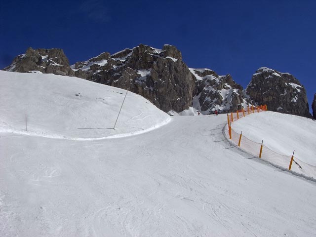 Abfahrt der Seilbahn Lagazuoi (22. M&auml;rz)