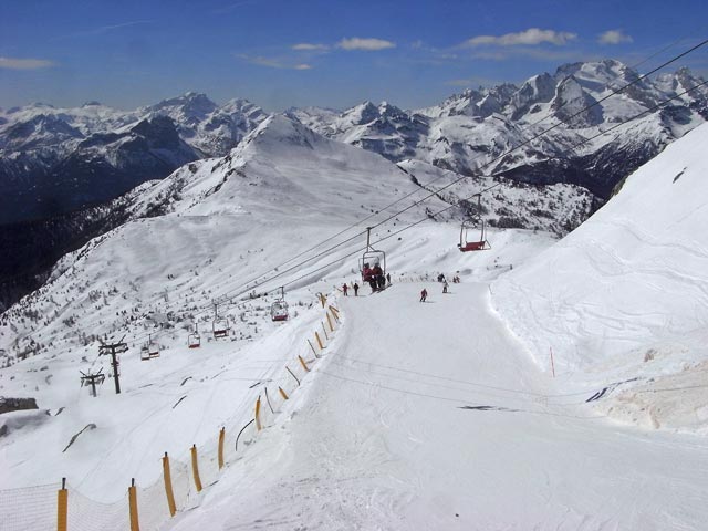 Sessellift Fedar&egrave;/Forc.Nuvolau (22. M&auml;rz)