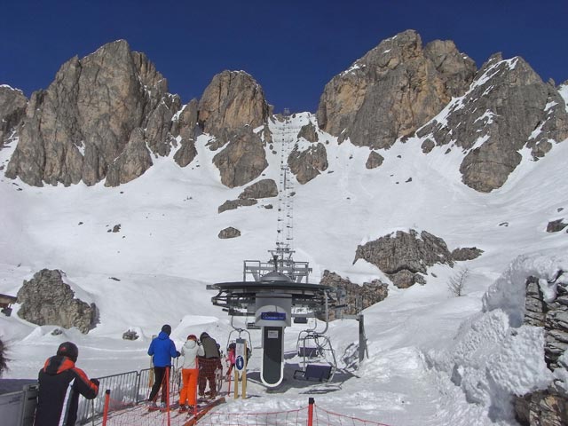 Sessellift Fedare/Croda Negra (22. M&auml;rz)