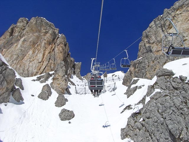 Sessellift Fedare/Croda Negra (22. M&auml;rz)