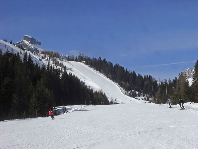 Abfahrt der Seilbahn Portavescovo (23. M&auml;rz)