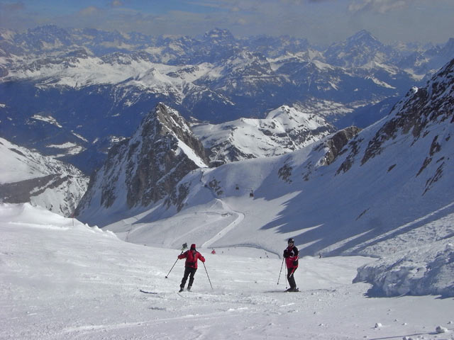 Abfahrt der Seilbahn Serauta-P.Rocca (23. M&auml;rz)