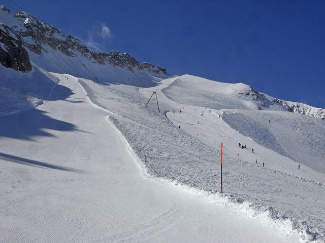 Abfahrt der Seilbahn Banc-Serauta II Tr. (23. M&auml;rz)