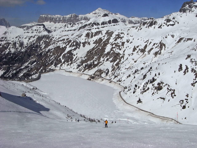 Abfahrt der Seilbahn Banc-Serauta II Tr. (23. M&auml;rz)
