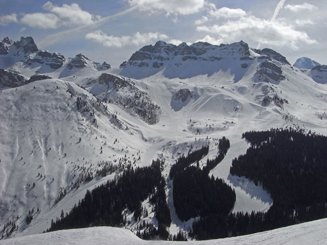 Abfahrten der Seilbahn Portavescovo (23. M&auml;rz)