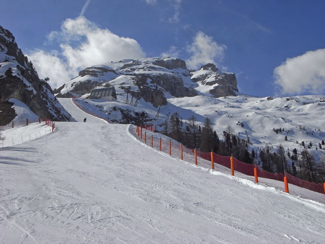 Abfahrt der Seilbahn Portavescovo (23. M&auml;rz)