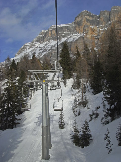 Sessellift La Crusc (23. M&auml;rz)