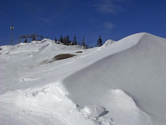 Bergstation der Gipfellifte