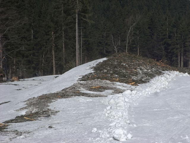 neben der Riffelabfahrt