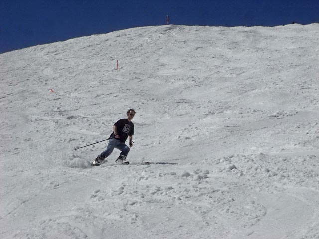 Michael am Steilhang