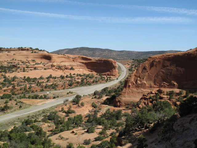 US 191 zwischen Monticello und Moab (10. Mai)