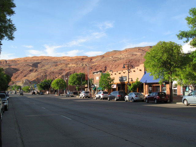 Main Street in Moab (10. Mai)