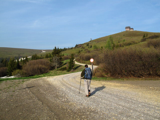 Daniela zwischen Wilder Duckgraben und Wolfsberger H&uuml;tte