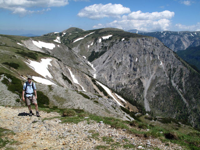 Norbert zwischen Rinnhoferh&uuml;tte und Schneealpenhaus
