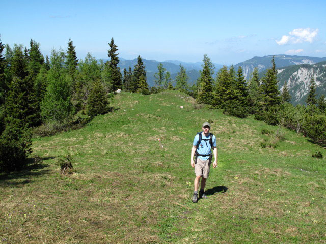 Norbert zwischen Lurgbauerh&uuml;tte und Karlalm