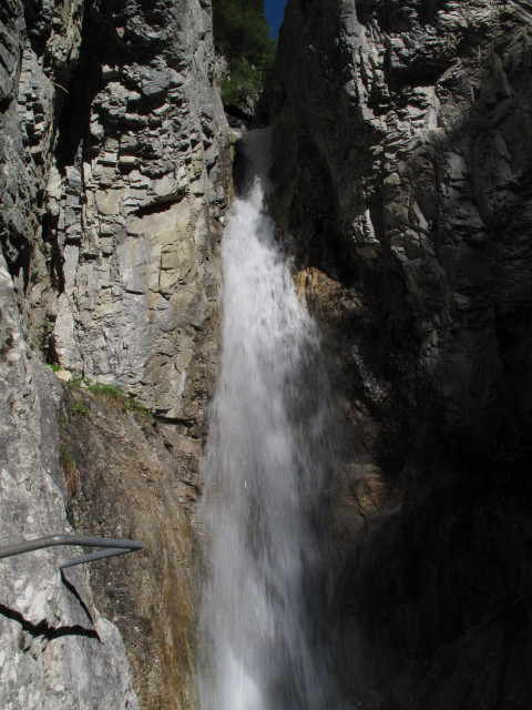 Rongg-Wasserfall-Klettersteig: Wasserfall
